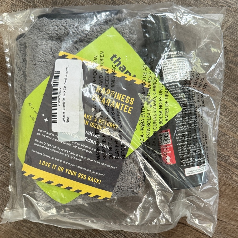 NIB Carfident Ultimate Scratch and Swirl Remover Kit - Picture 2 of 3